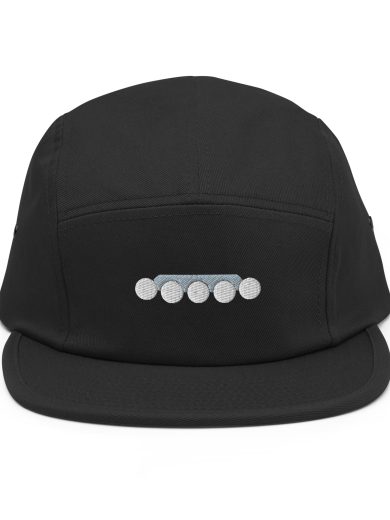 5 Wheel Cap 5Panel Black Front