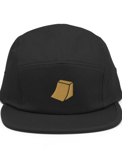 Golden Ramp Cap 5Panel Black Front