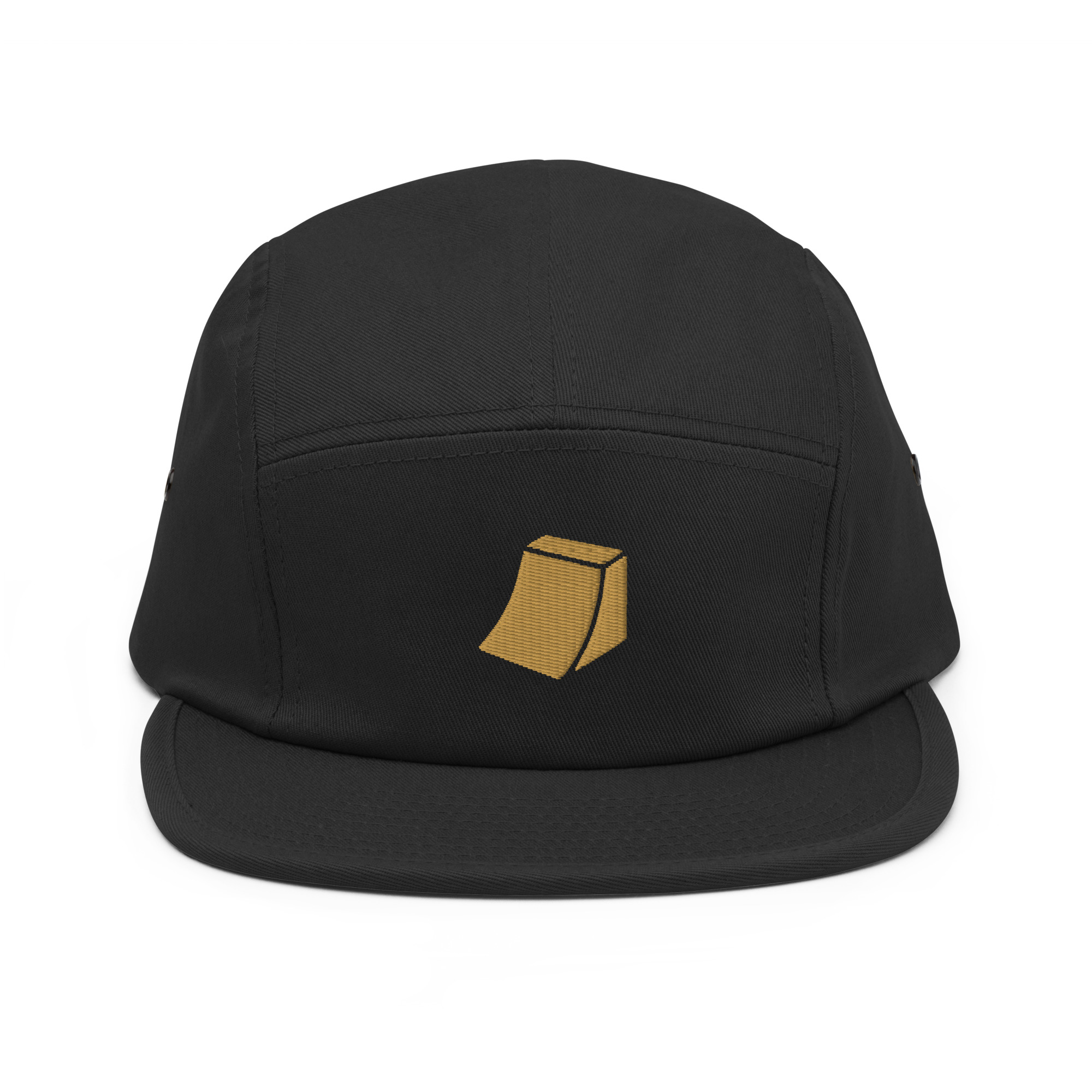 Golden Ramp Cap 5Panel Black Front