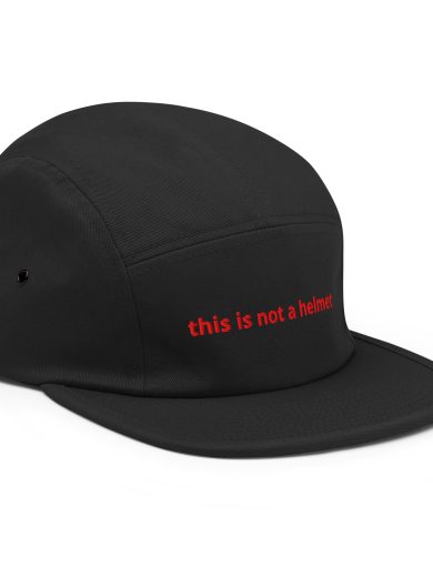 This is not a Helmet Cap 5Panel Black Side