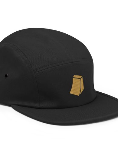 Golden Ramp Cap 5Panel Black Side
