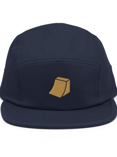 Golden Ramp Cap 5Panel Navy Front