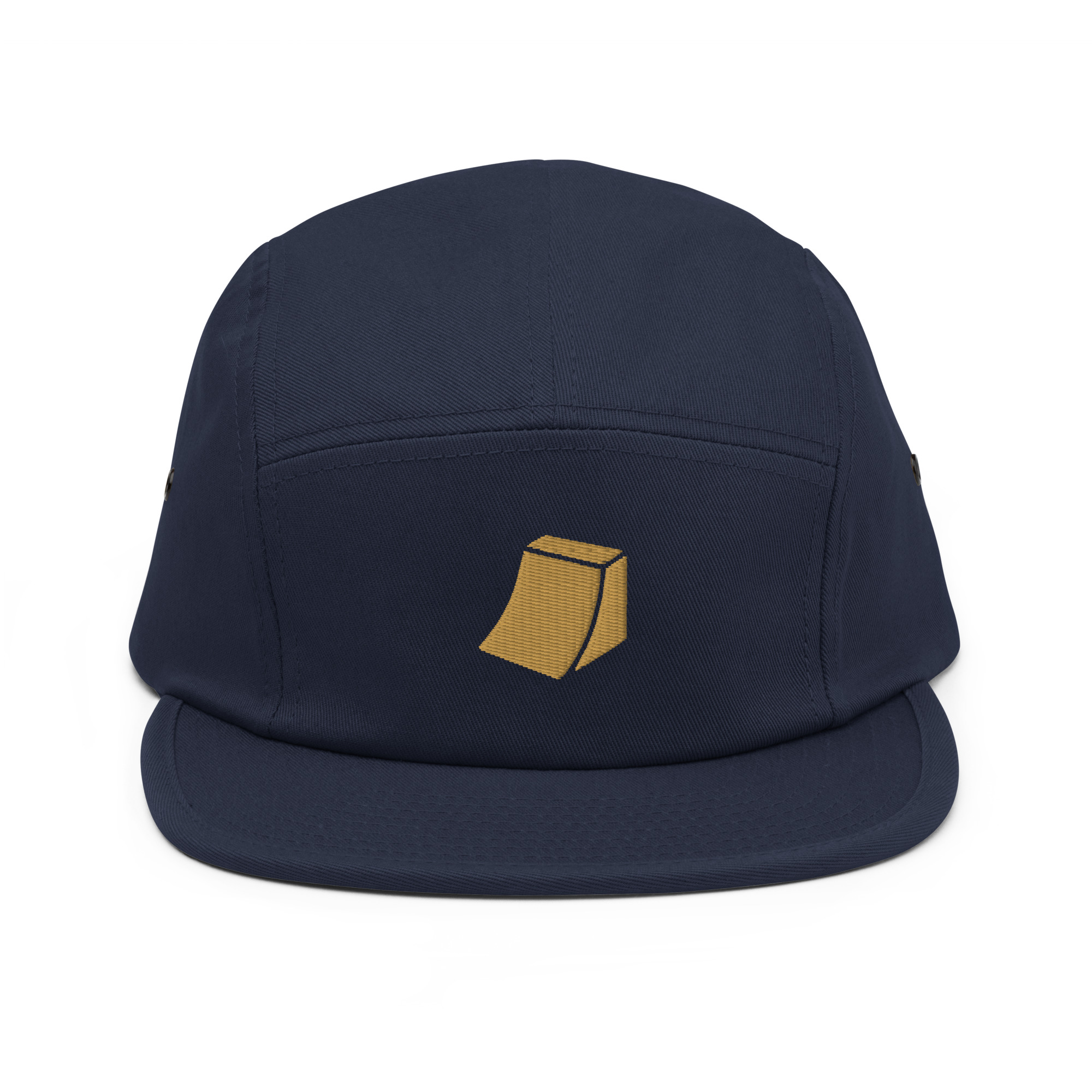 Golden Ramp Cap 5Panel Navy Front