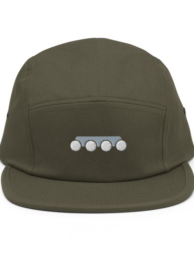 4 Wheel Cap 5Panel Olive Front
