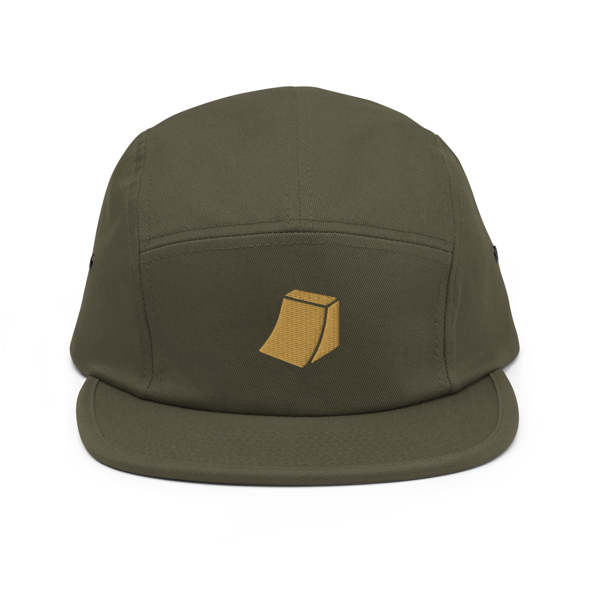Golden Ramp Cap 5Panel Olive Front
