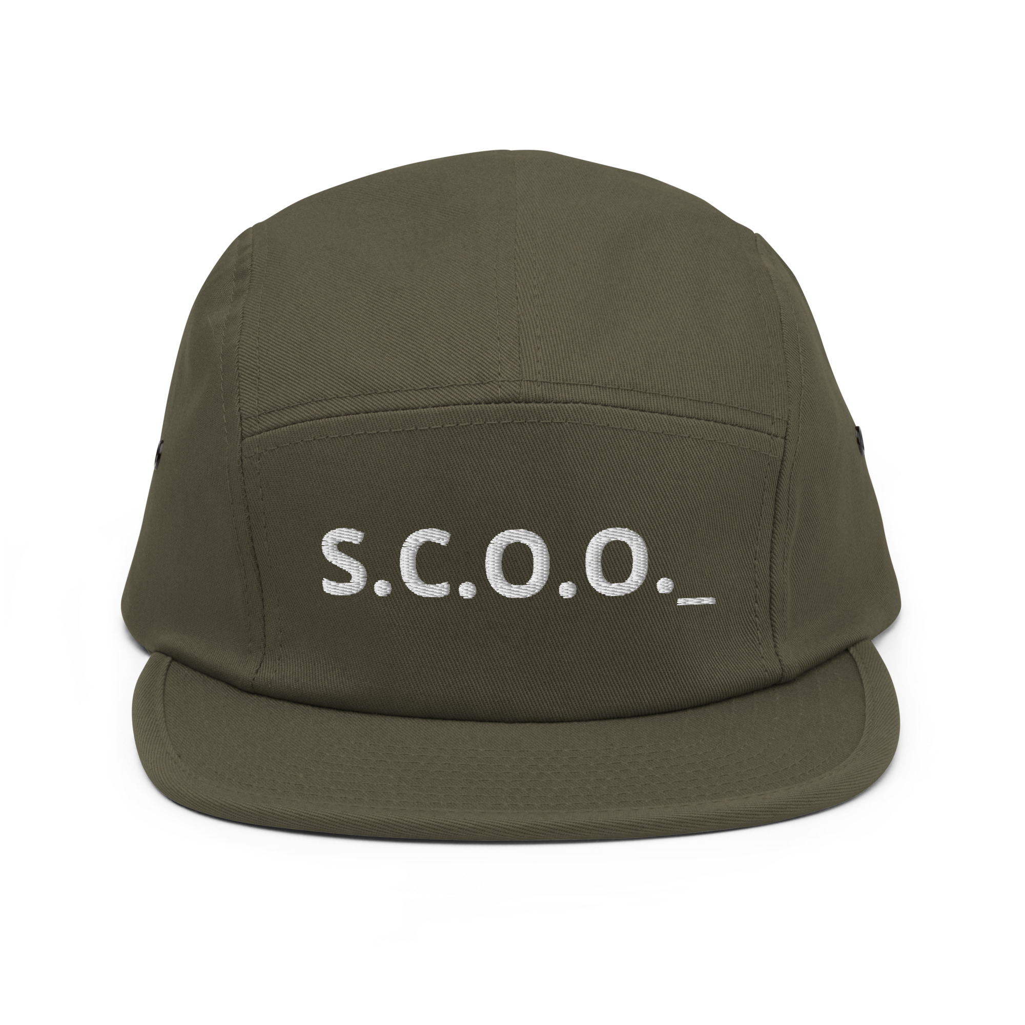 Game of Scoot 5Panel Olive Front