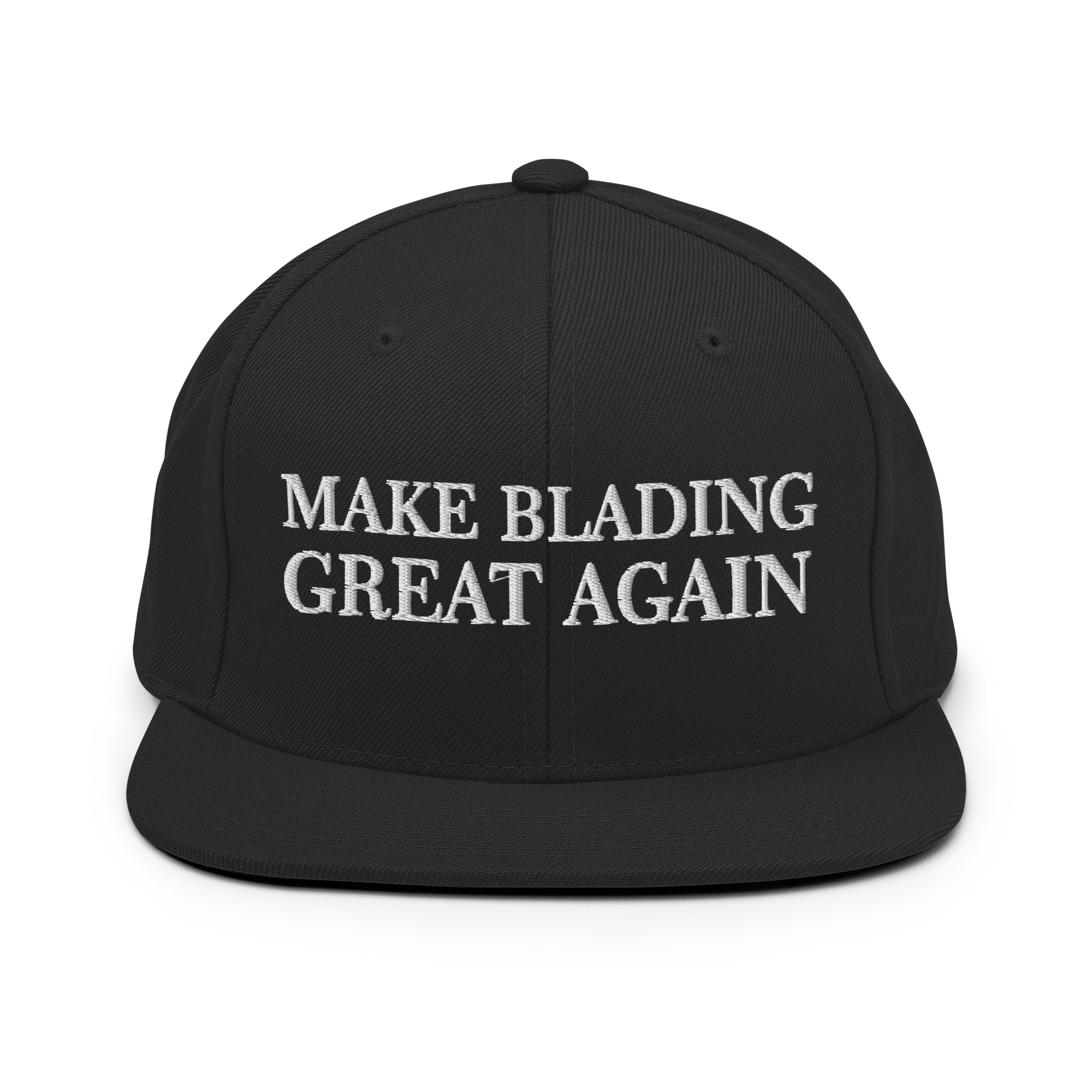 MAGA Blading SnapBack Black Front