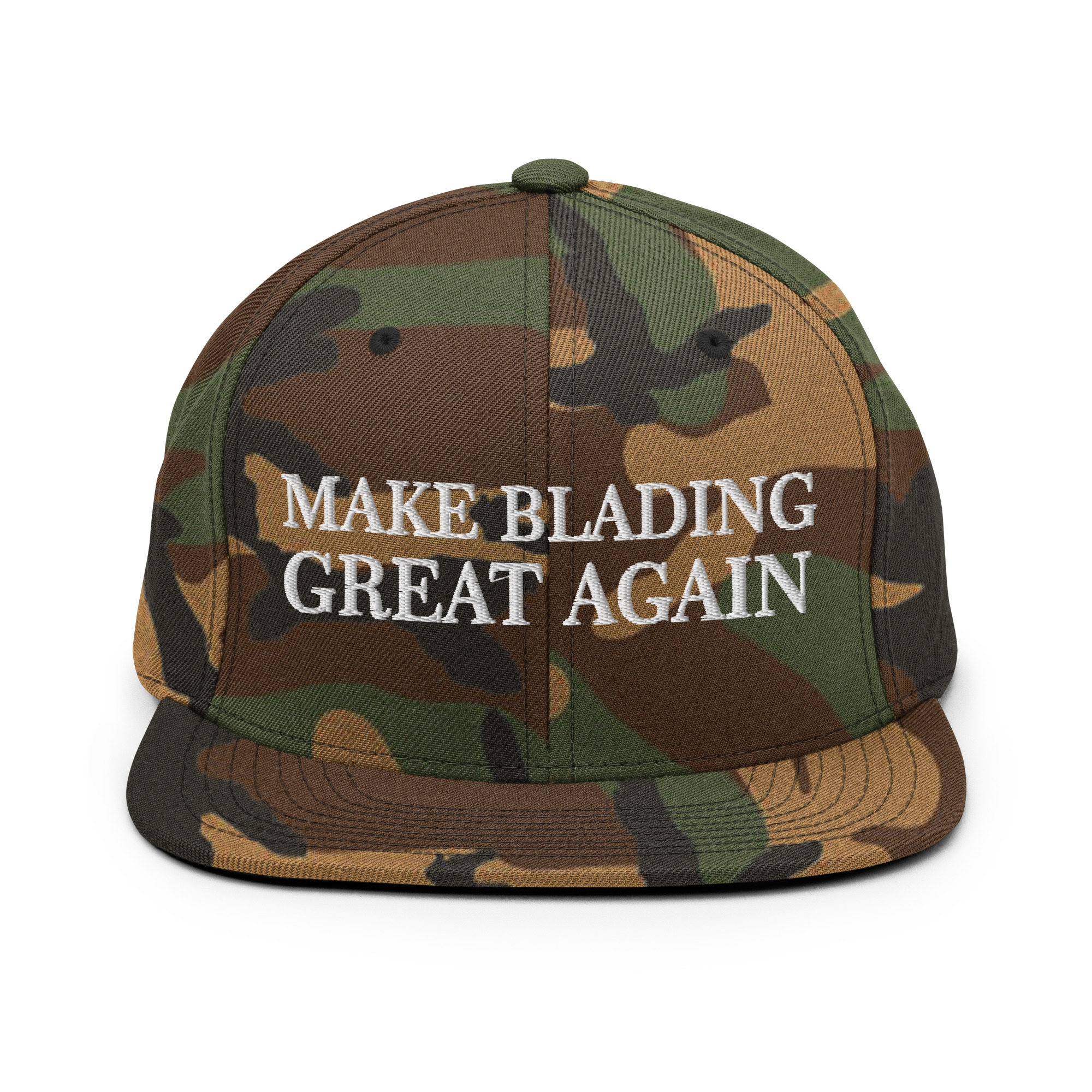 MAGA Blading SnapBack Camo Front
