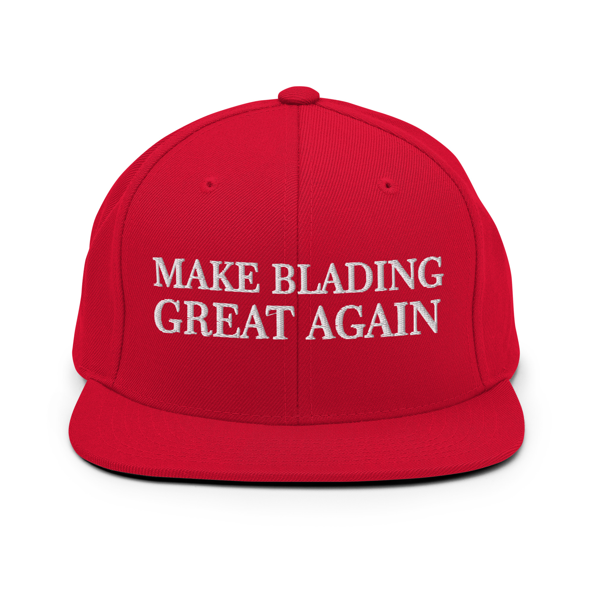 MAGA Blading SnapBack Red Front