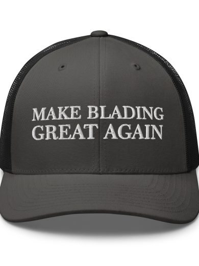 MAGA Blading Retro Trucker Charcoal Front