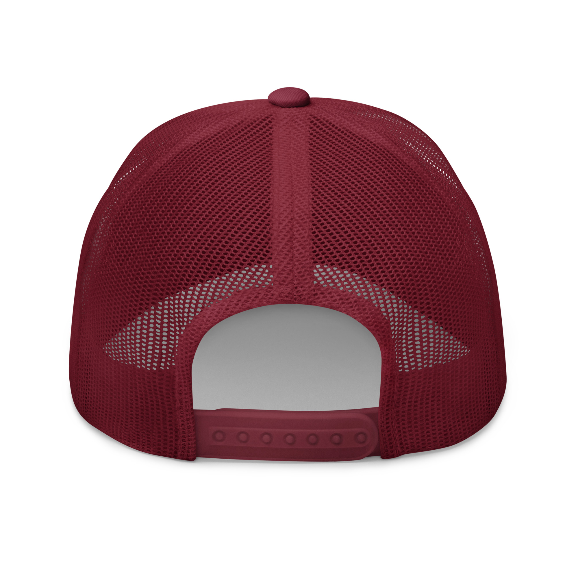 MAGA Blading Retro Trucker Cranberry Back