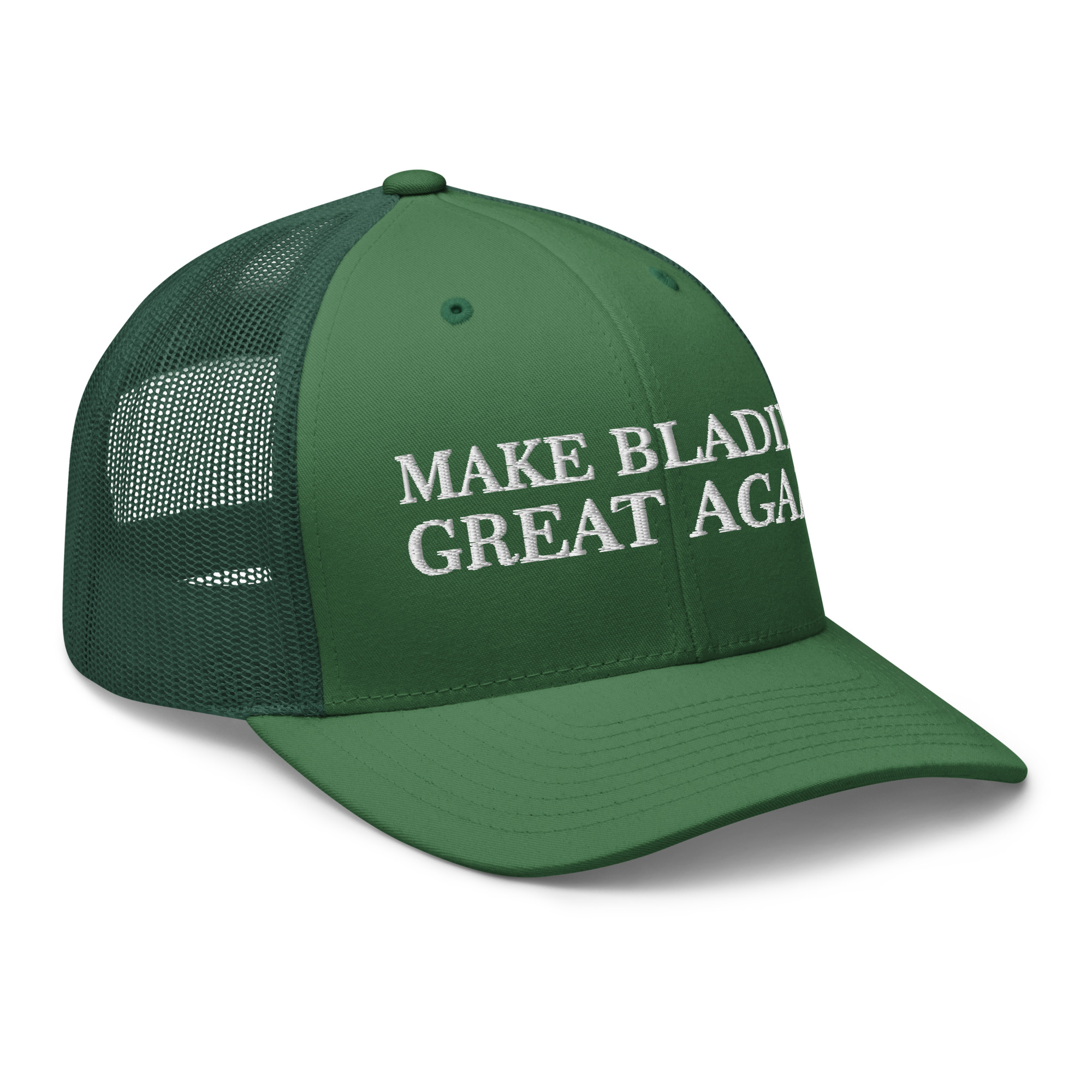 MAGA Blading Retro Trucker Evergreen Side
