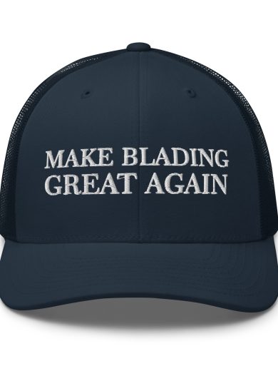 MAGA Blading Retro Trucker Navy Front