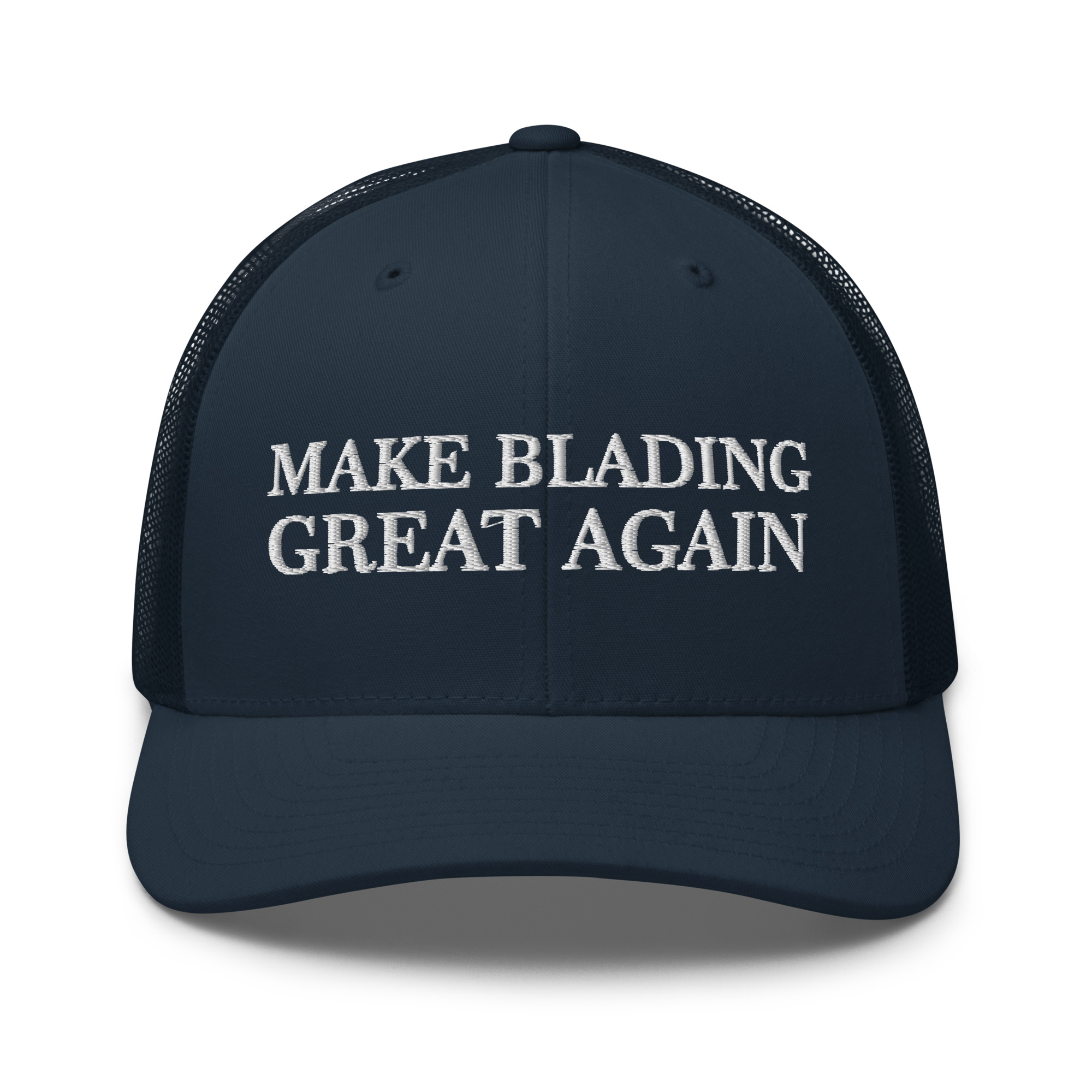 MAGA Blading Retro Trucker Navy Front