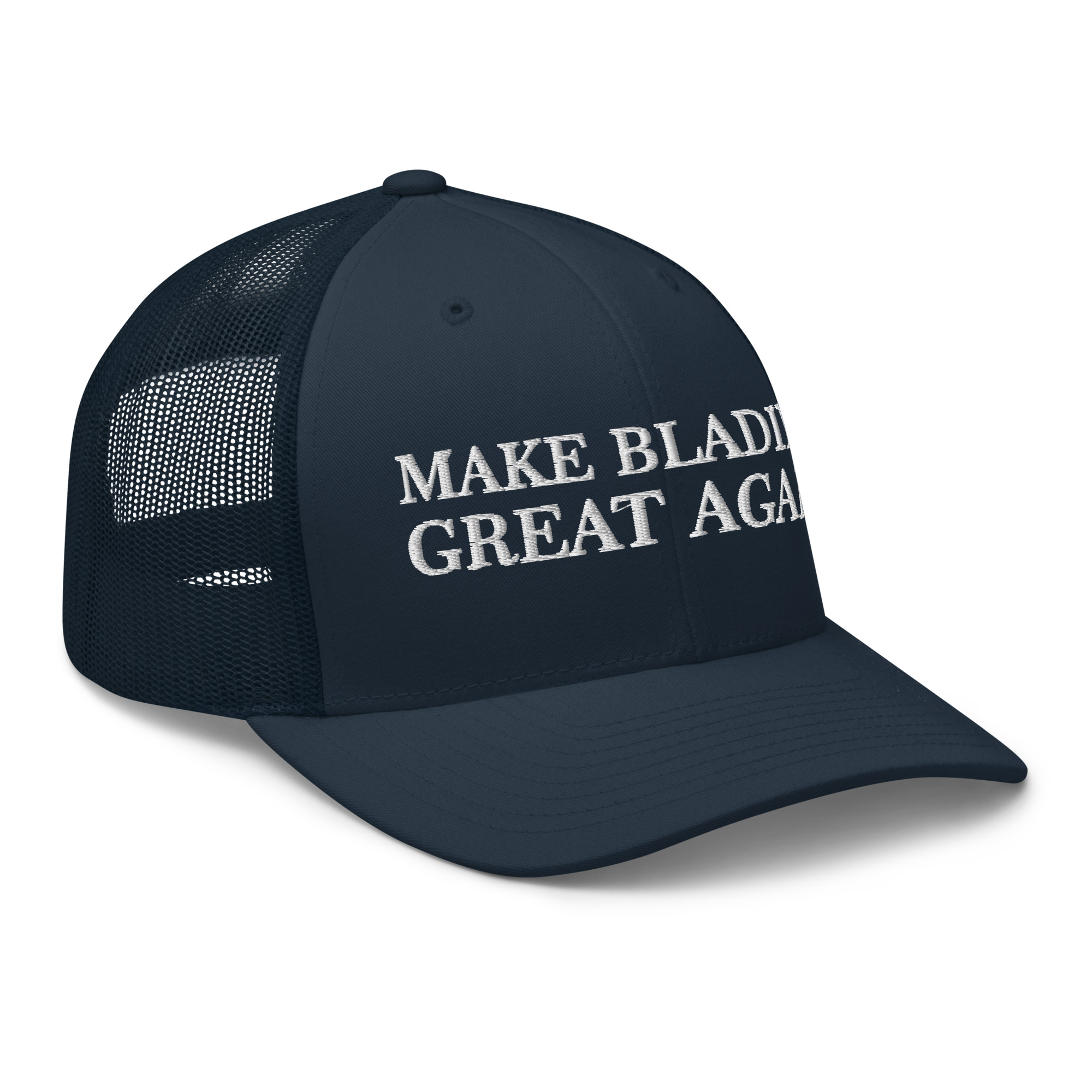 MAGA Blading Retro Trucker Navy Side