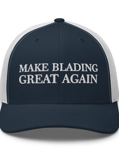 MAGA Blading Retro Trucker Navy White Front