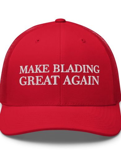 MAGA Blading Retro Trucker Red Front